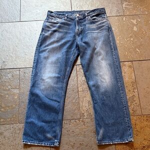 Outerknown Men's Relaxed Jeans - Washed Blue Denim